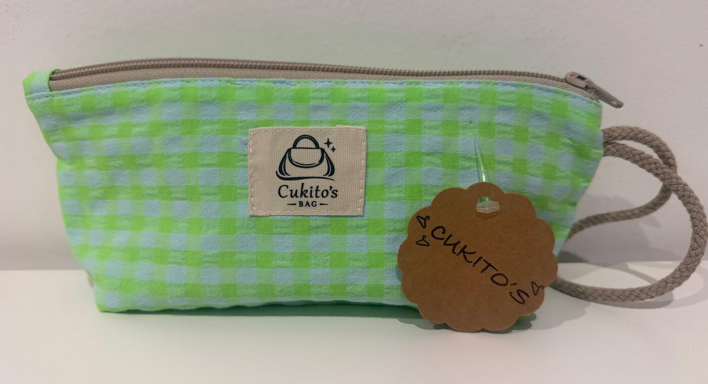 Estuche Vichy Verde