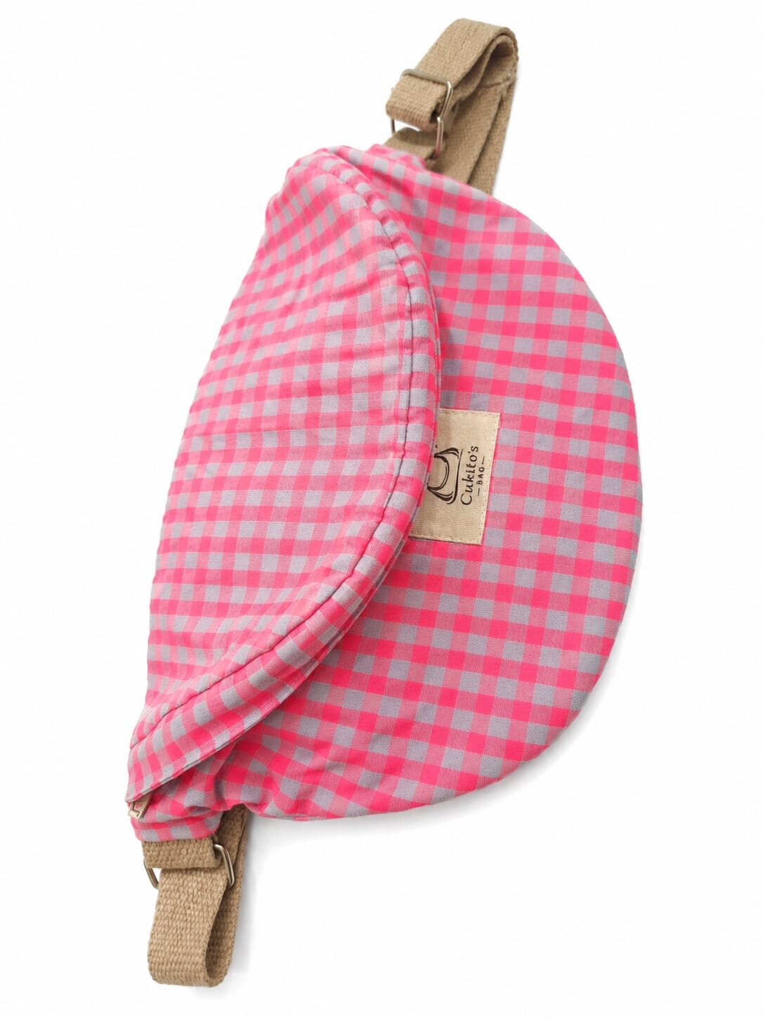 Riñonera Vichy Fucsia